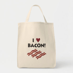 Tote Bag J'aime le lard - Fourre-tout