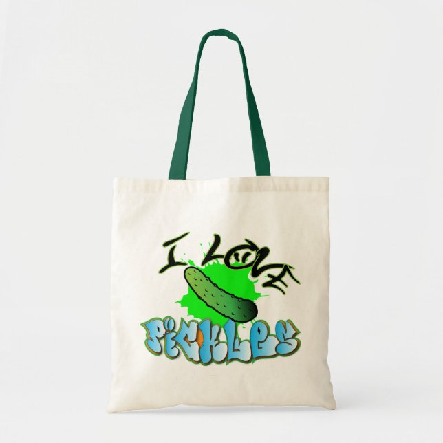 Tote Bag J'aime l'épicerie Fourre-tout de conserves au (Devant)