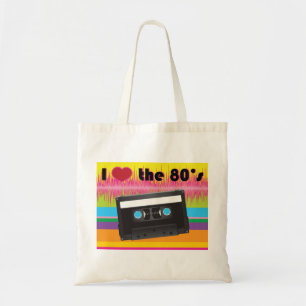 Tote Bag J'aime les années 80 Fourre-tout