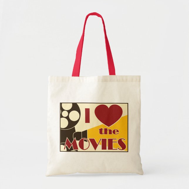 Tote Bag J'aime les films (Devant)