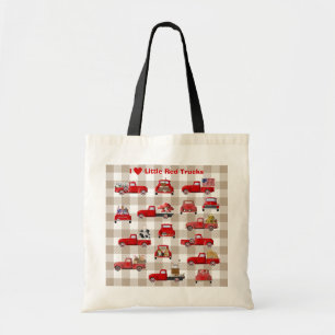Tote Bag J'Aime Les Petits Camions Rouges