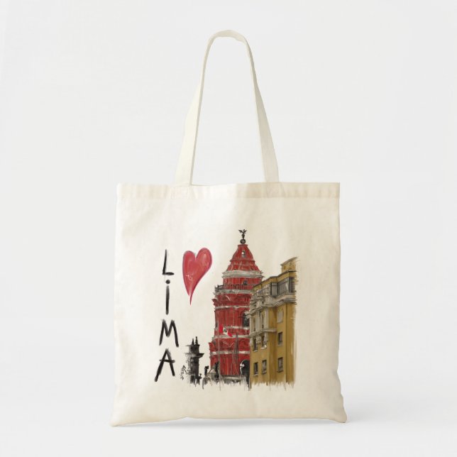 Tote Bag J'aime Lima (Devant)
