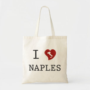 Tote Bag J'aime l'italien vintage de Naples