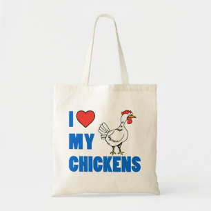 Tote Bag J'aime Mes Poulets Mignons
