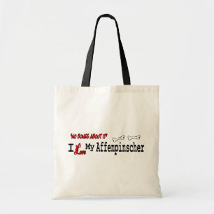 Tote Bag J'aime mon Affenpinscher
