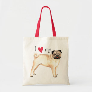 Tote Bag J'aime mon Carlin