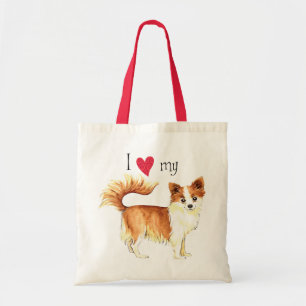 Tote Bag J'aime mon long manteau Chihuahua