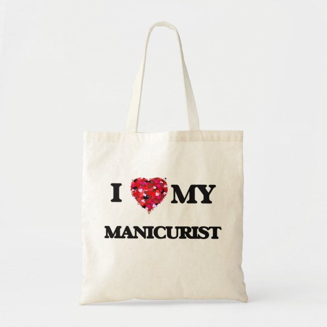 Tote Bag J'aime mon manucure (Devant)