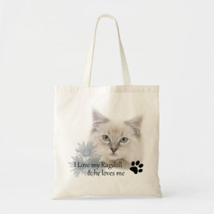 Tote Bag J'aime mon ragdoll