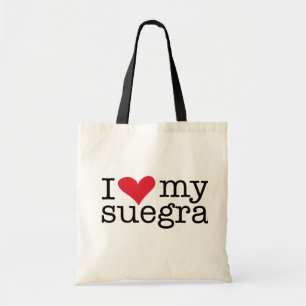 Tote Bag J'Aime Mon Suegra (Mère En Droit)