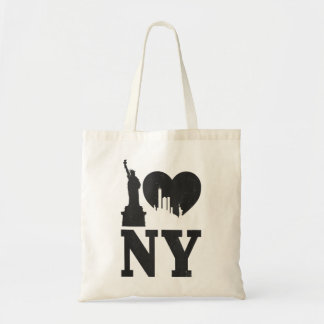 Tote Bag J'Aime NY New York City Skyline NYC Statue De Libe