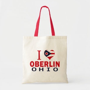 Tote Bag J'aime Oberlin, Ohio