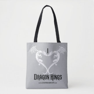 Tote Bag J'aime rois fourre-tout de dragon