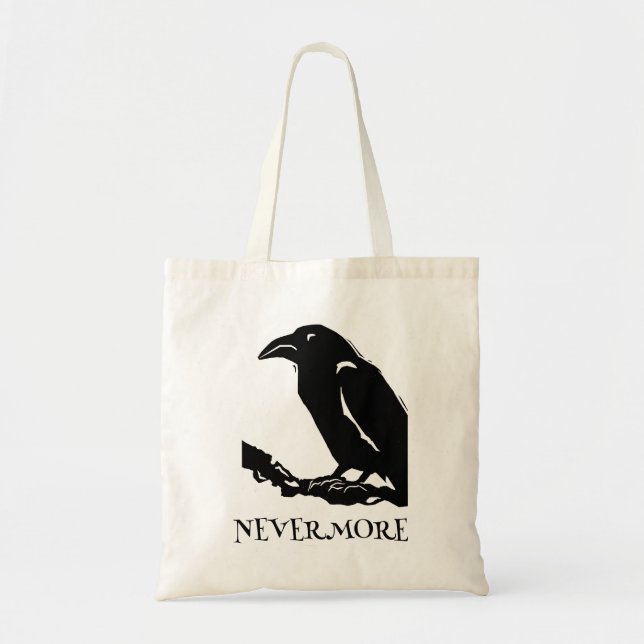 Tote Bag Jamais Corbeau Corbeau Hocus Pocus (Devant)