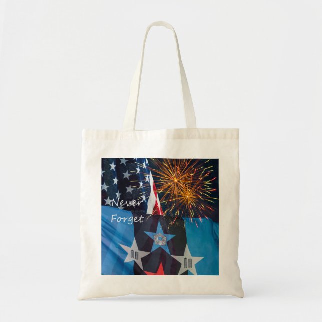 Tote Bag Jamais oublier la mémoire nationale (Devant)