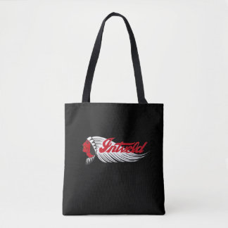 Tote Bag James Intveld Vintage Motorcycle Logo Black
