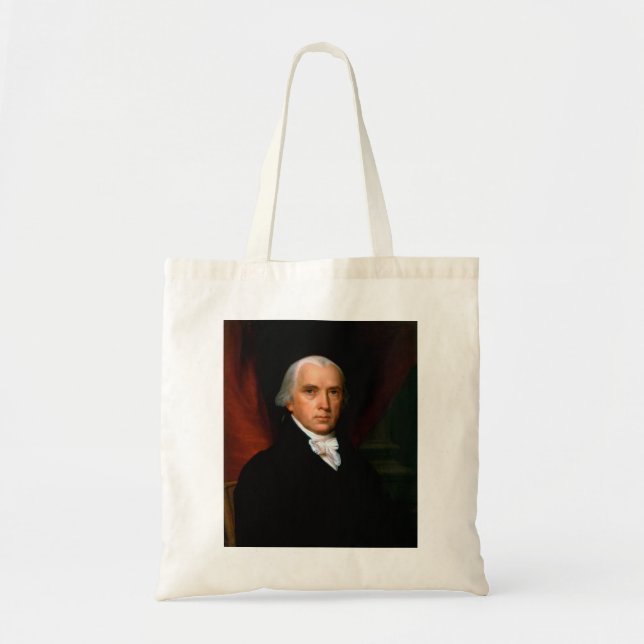 Tote Bag James Madison le 4ème président : Amérique colonia (Devant)