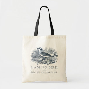 Tote Bag Jane Eyre - Je Ne Suis Pas Un Oiseau - Oiseau Vint