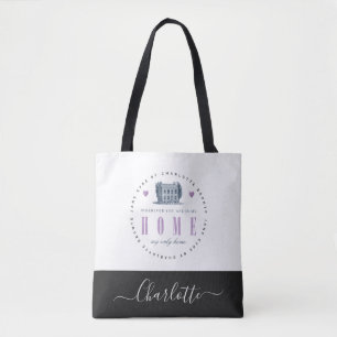 Tote Bag Jane Eyre - Ma seule maison - Ajouter votre nom