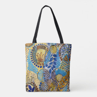 Tote Bag Janvier Bleu à travers le miroir