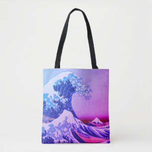 Tote Bag Japon - Art japonais (Grande vague au large de Kan