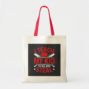 Tote Bag J'apprends à mon enfant à frapper et à voler