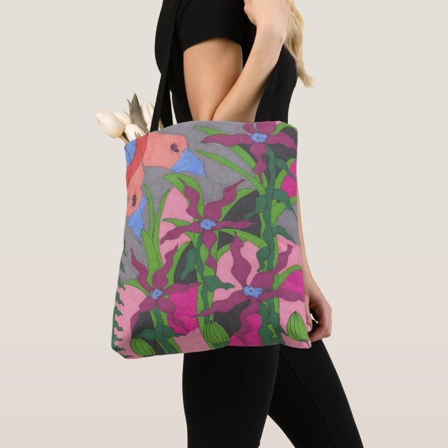Tote Bag Jardin à Twilight (De près)