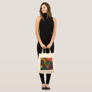 Tote Bag Jardin Abstrait