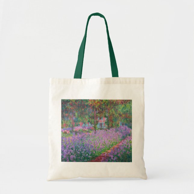 Tote Bag Jardin de l'artiste à Giverny par Claude Monet (Devant)