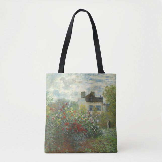 Tote Bag Jardin des artistes de Monet dans Peinture d'Argen (Devant)