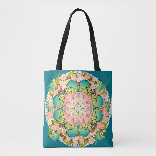 Tote Bag Jardin des papillons (Devant)