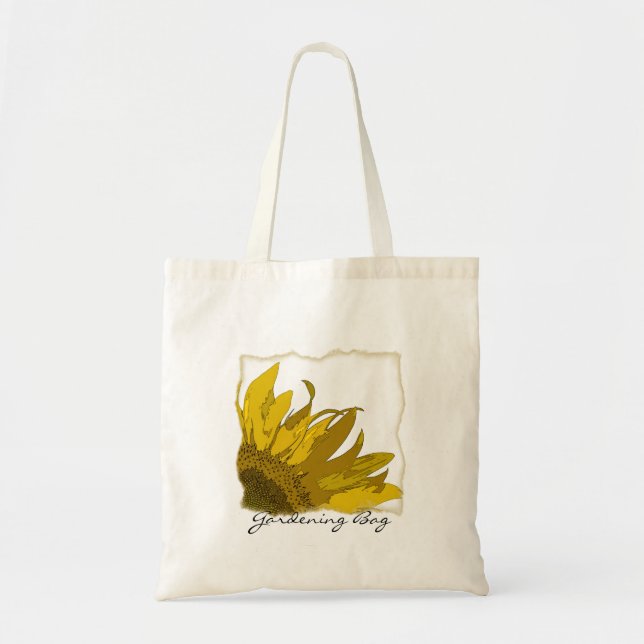Tote Bag Jardin du coin des tournesols (Devant)