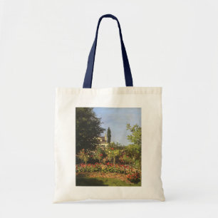 Tote Bag Jardin fleuri à Sainte Adresse par Claude Monet