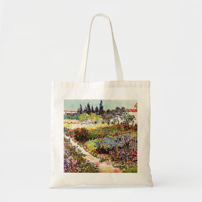 Tote Bag Jardin Floral Van Gogh À Arles Art Floral (Devant)