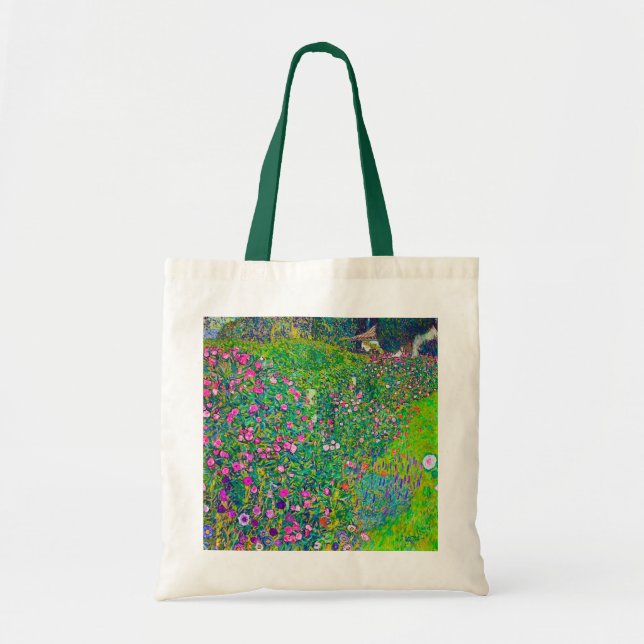 Tote Bag Jardin Italien, Gustav Klimt (Devant)