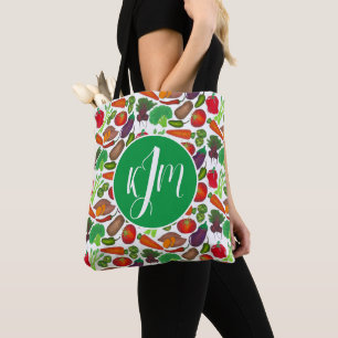 Tote Bag Jardin végétal Produire Légumes de marché écologiq