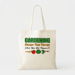 Tote Bag Jardinage meilleur marché que la thérapie (plus