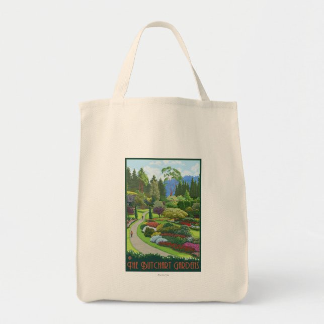 Tote Bag Jardins à dossiers - Brentwood Bay (Devant)