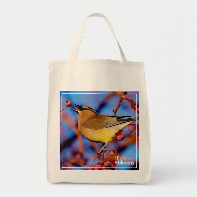 Tote Bag Jaseur de cèdre (Devant)