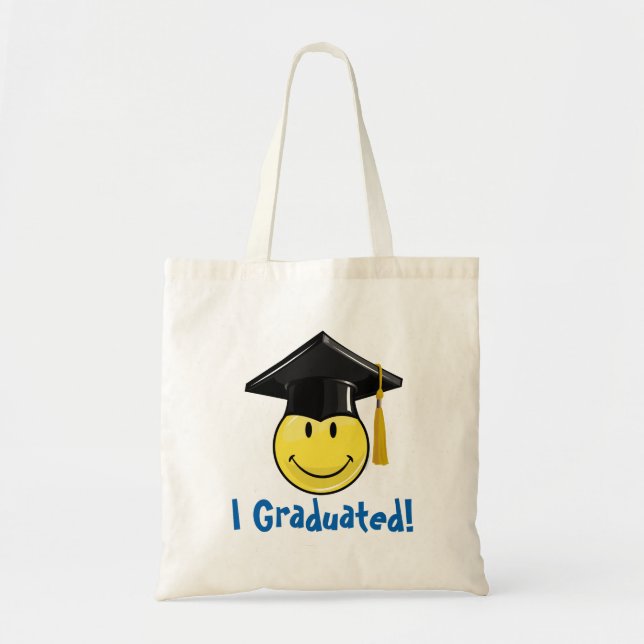 Tote Bag Jaune classique avec un casquette d'obtention du (Devant)