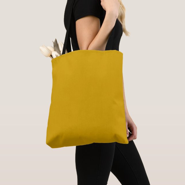 Tote Bag Jaune Moutarde (De près)