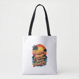 Tote Bag J'avale Saucy Wieners Drôle Adulte Plaisanterie Ho