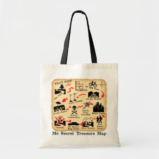TOTE BAG JE CARTE SECRÈTE DE TRÉSOR
