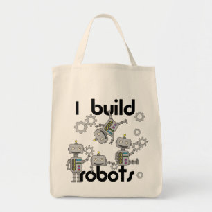 Tote Bag Je construis des robots