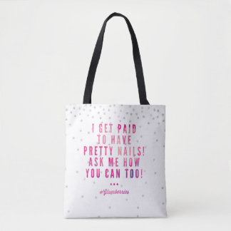 Tote Bag Je deviens payé pour avoir de jolis clous