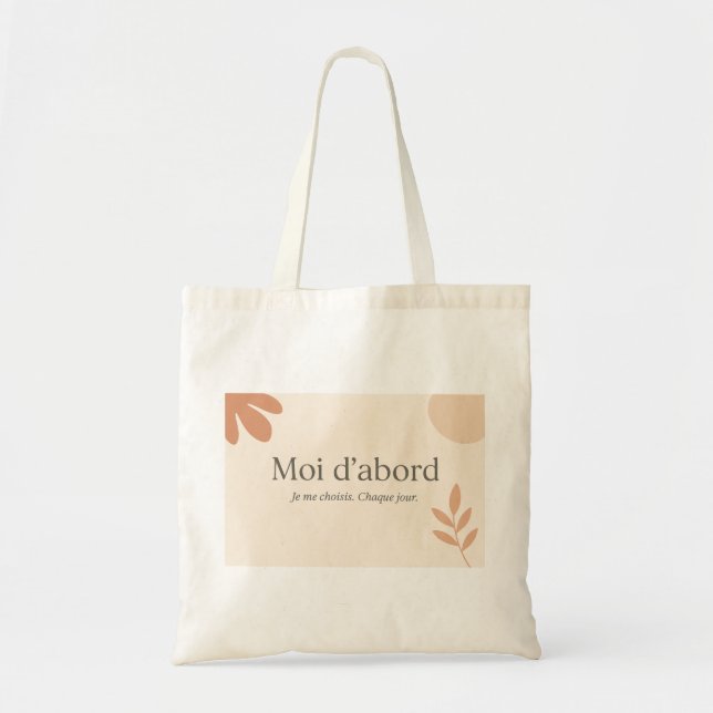 Tote Bag “Je me choisis”  (Devant)
