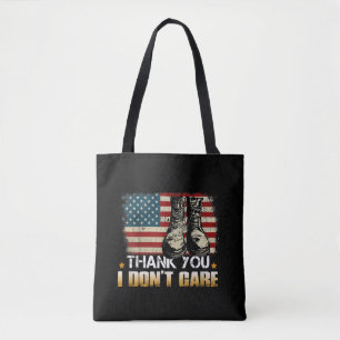 Tote Bag Je m'en fiche, Merci Drôle Boot