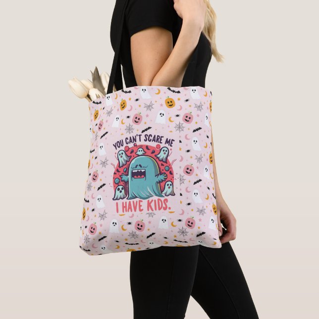 Tote Bag Je n'ai pas d'enfants, Halloween Éffrayante (De près)