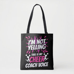 Tote Bag Je ne crie pas que c'est ma voix d'entraîneur