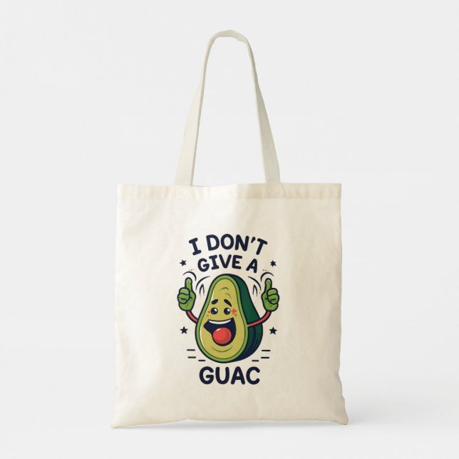 Tote Bag Je ne donne pas de chandelle d'avocat guac (Dos)